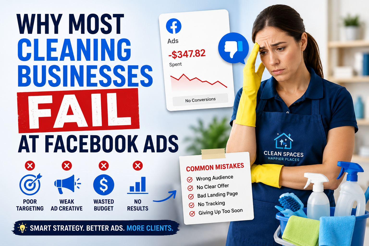 Why Most Cleaning Businesses Fail at Facebook Ads